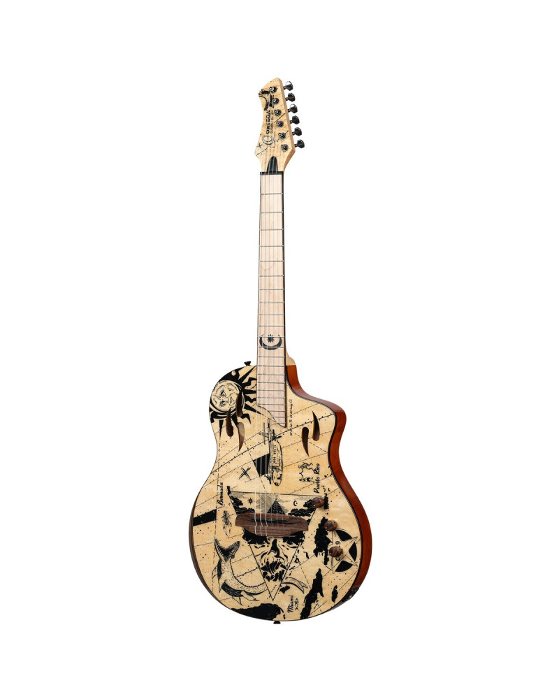 Ortega RTPG-LS2 TourPlayer Series 4/4 size Nylon String Guitar 6-String + Pro Gig Bag