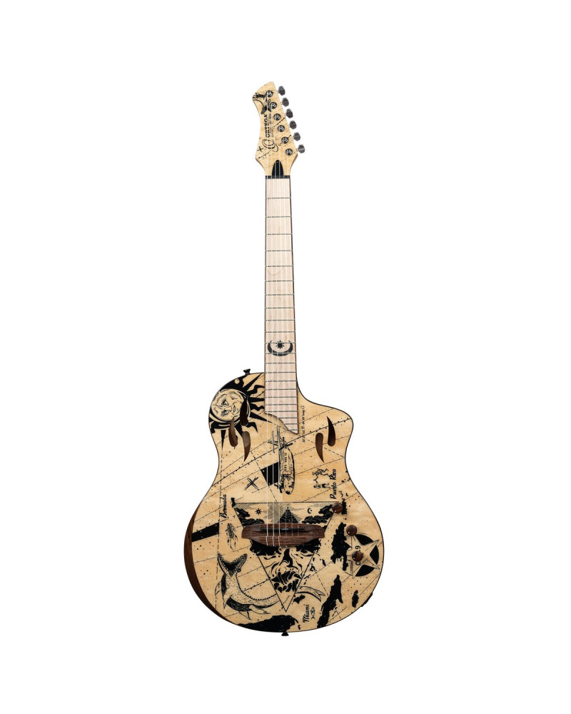 Ortega RTPG-LS2 TourPlayer Series 4/4 size Nylon String Guitar 6-String + Pro Gig Bag
