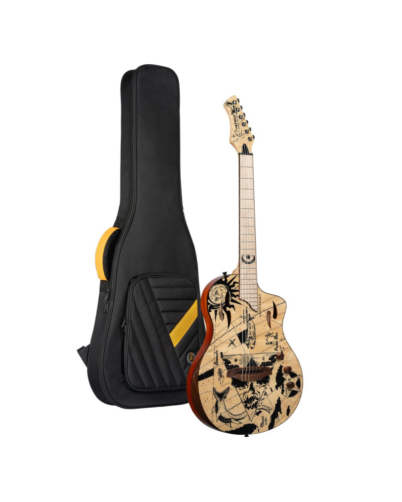 Ortega RTPG-LS2 TourPlayer Series 4/4 size Nylon String Guitar 6-String + Pro Gig Bag