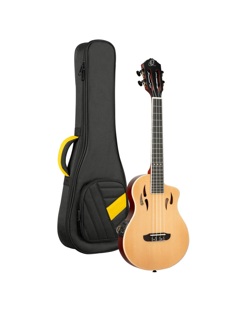 Ortega RTPS-U-NAT TourPlayer Series Tenor Ukulele 4-String + Gig Bag