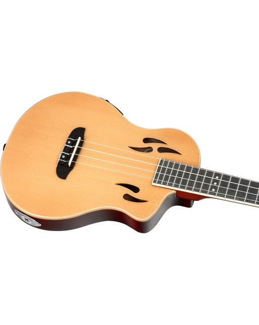 Ortega RTPS-U-NAT TourPlayer Series Tenor Ukulele 4-String + Gig Bag