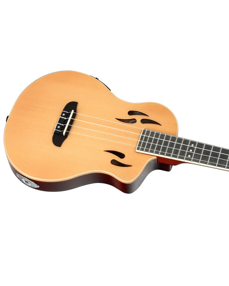 Ortega RTPS-U-NAT TourPlayer Series Tenor Ukulele 4-String + Gig Bag