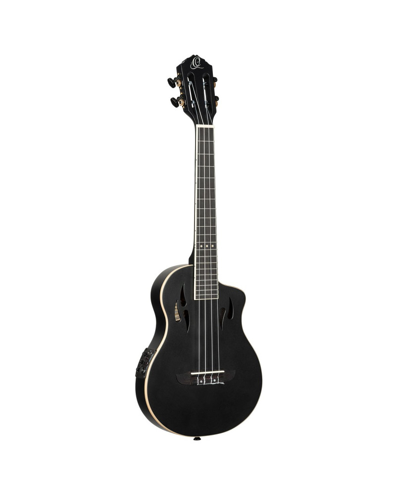 Ortega RTPS-U-SBK TourPlayer Series Tenor Ukulele 4-String + Gig Bag