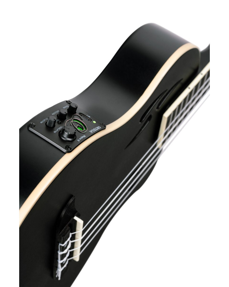 Ortega RTPS-U-SBK TourPlayer Series Tenor Ukulele 4-String + Gig Bag