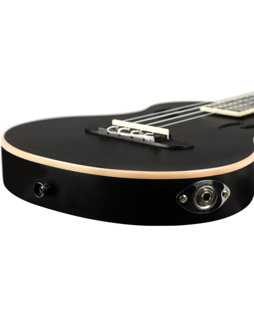 Ortega RTPS-U-SBK TourPlayer Series Tenor Ukulele 4-String + Gig Bag