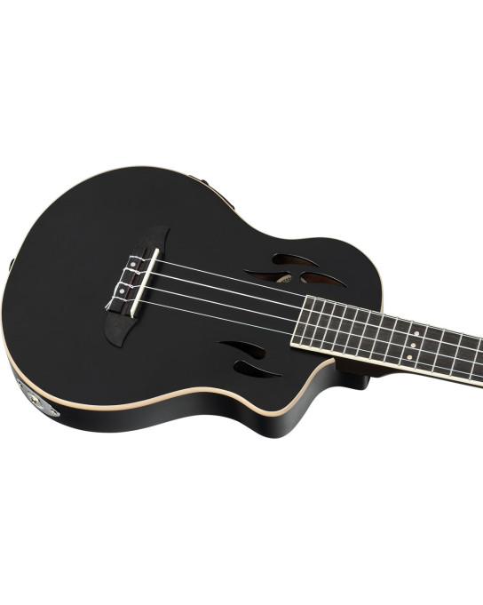 Ortega RTPS-U-SBK TourPlayer Series Tenor Ukulele 4-String + Gig Bag