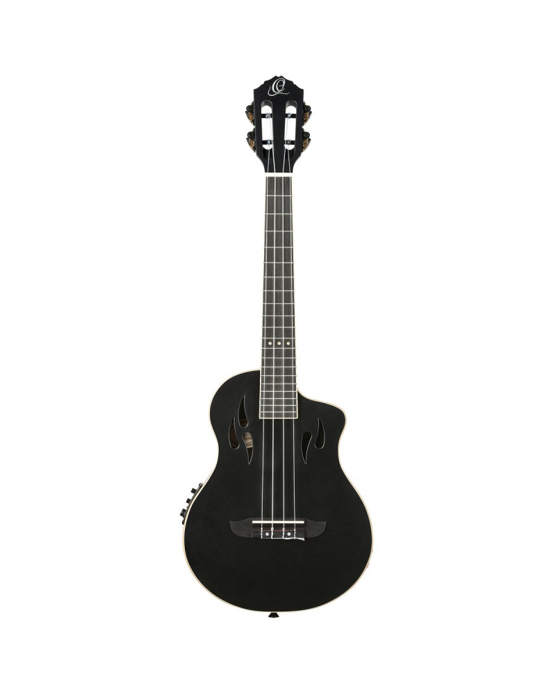 Ortega RTPS-U-SBK TourPlayer Series Tenor Ukulele 4-String + Gig Bag