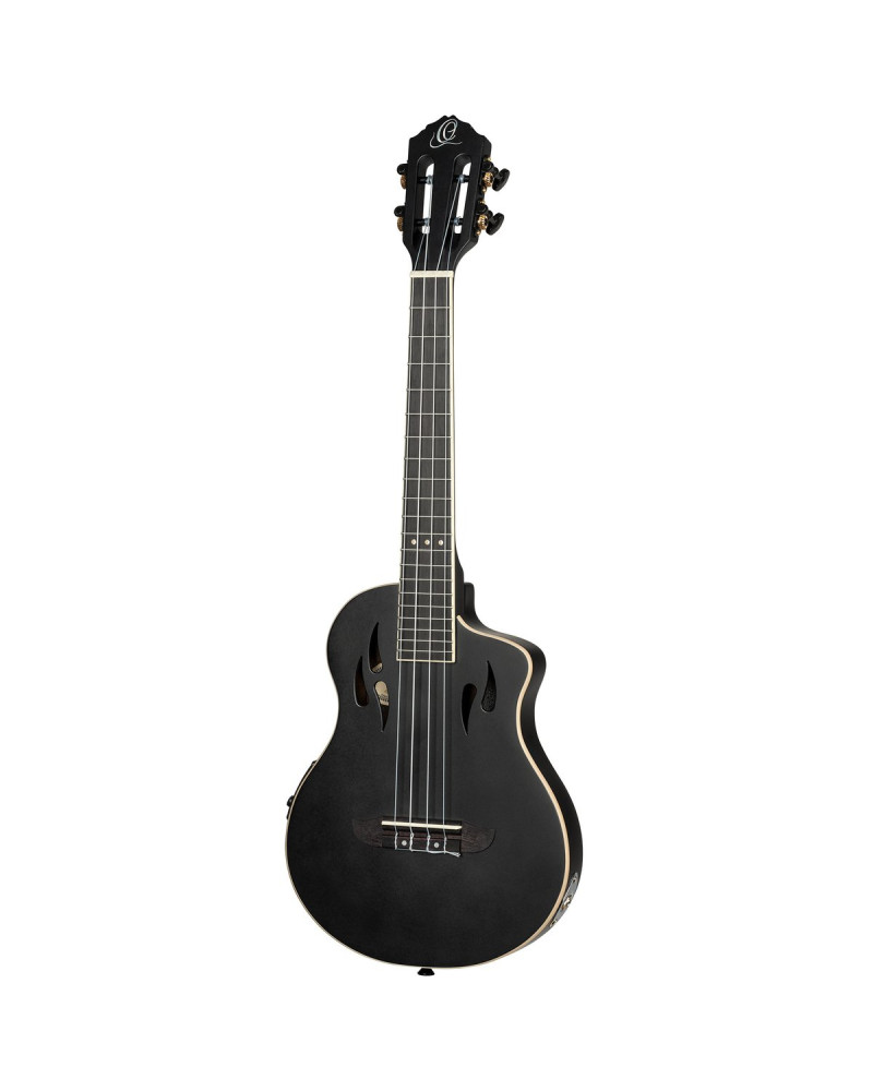Ortega RTPS-U-SBK TourPlayer Series Tenor Ukulele 4-String + Gig Bag