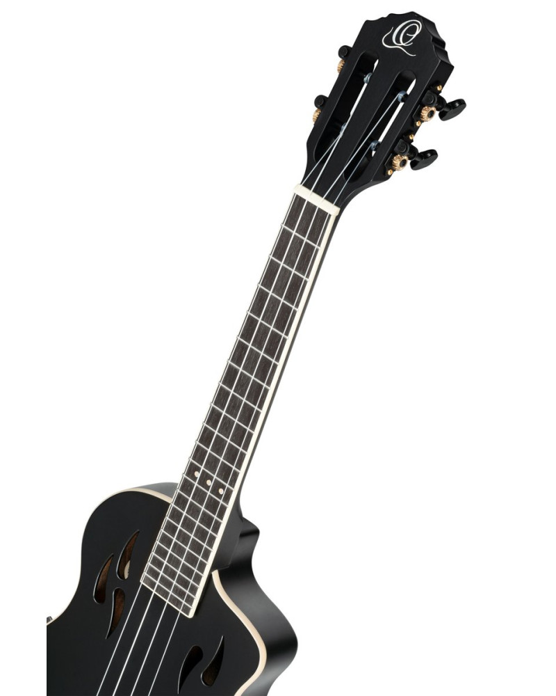 Ortega RTPS-U-SBK TourPlayer Series Tenor Ukulele 4-String + Gig Bag