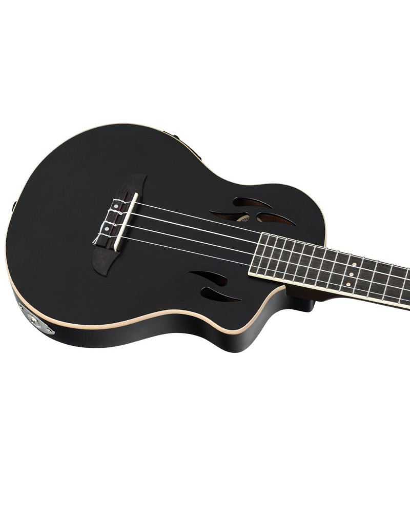 Ortega RTPS-U-SBK TourPlayer Series Tenor Ukulele 4-String + Gig Bag