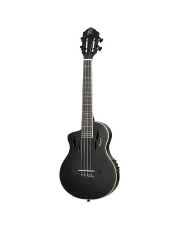 Ortega RTPS-U-SBK-L TourPlayer Series Tenor Ukulele 4-String Lefty + Gig Bag