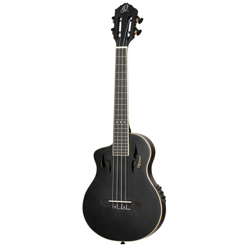 Ortega RTPS-U-SBK-L TourPlayer Series Tenor Ukulele 4-String Lefty + Gig Bag