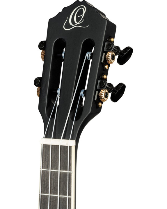 Ortega RTPS-U-SBK-L TourPlayer Series Tenor Ukulele 4-String Lefty + Gig Bag