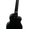 Ortega RTPS-U-SBK-L TourPlayer Series Tenor Ukulele 4-String Lefty + Gig Bag