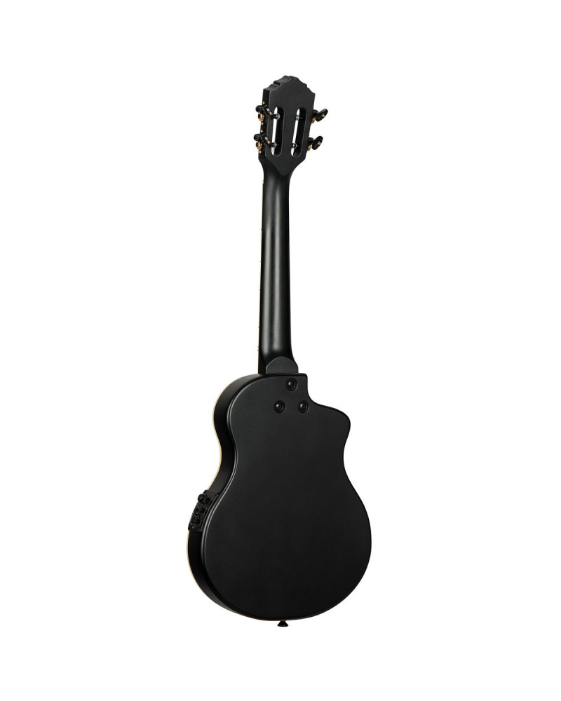 Ortega RTPS-U-SBK-L TourPlayer Series Tenor Ukulele 4-String Lefty + Gig Bag