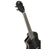 Ortega RTPS-U-SBK-L TourPlayer Series Tenor Ukulele 4-String Lefty + Gig Bag