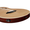 Ortega RTPSTD-NAT-L TourPlayer DeLuxe Nylon String Guitar 6 String Lefty - Spruce Natural + Gig Bag