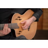 Ortega RTPSTD-NAT-L TourPlayer DeLuxe Nylon String Guitar 6 String Lefty - Spruce Natural + Gig Bag