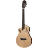 Ortega RTPSTD-NAT-L TourPlayer DeLuxe Nylon String Guitar 6 String Lefty - Spruce Natural + Gig Bag