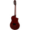 Ortega RTPSTD-NAT-L TourPlayer DeLuxe Nylon String Guitar 6 String Lefty - Spruce Natural + Gig Bag