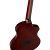 Ortega RTPSTD-NAT-L TourPlayer DeLuxe Nylon String Guitar 6 String Lefty - Spruce Natural + Gig Bag