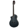 Ortega RTPSTD-SBK-L TourPlayer DeLuxe Nylon String Guitar 6-String Lefty - Spruce Black + Gig Bag