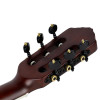 Ortega RTPSTD-SBK-L TourPlayer DeLuxe Nylon String Guitar 6-String Lefty - Spruce Black + Gig Bag