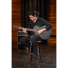 Ortega RTPSTD-SBK-L TourPlayer DeLuxe Nylon String Guitar 6-String Lefty - Spruce Black + Gig Bag