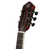 Ortega RTPSTD-SBK-L TourPlayer DeLuxe Nylon String Guitar 6-String Lefty - Spruce Black + Gig Bag