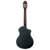 Ortega RTPSTD-SBK-L TourPlayer DeLuxe Nylon String Guitar 6-String Lefty - Spruce Black + Gig Bag