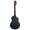Ortega RTPSTD-SBK-L TourPlayer DeLuxe Nylon String Guitar 6-String Lefty - Spruce Black + Gig Bag