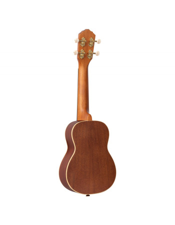 Ortega RU10 Timber Series Soprano Ukulele 4 String - Mahogany Natural + Bag