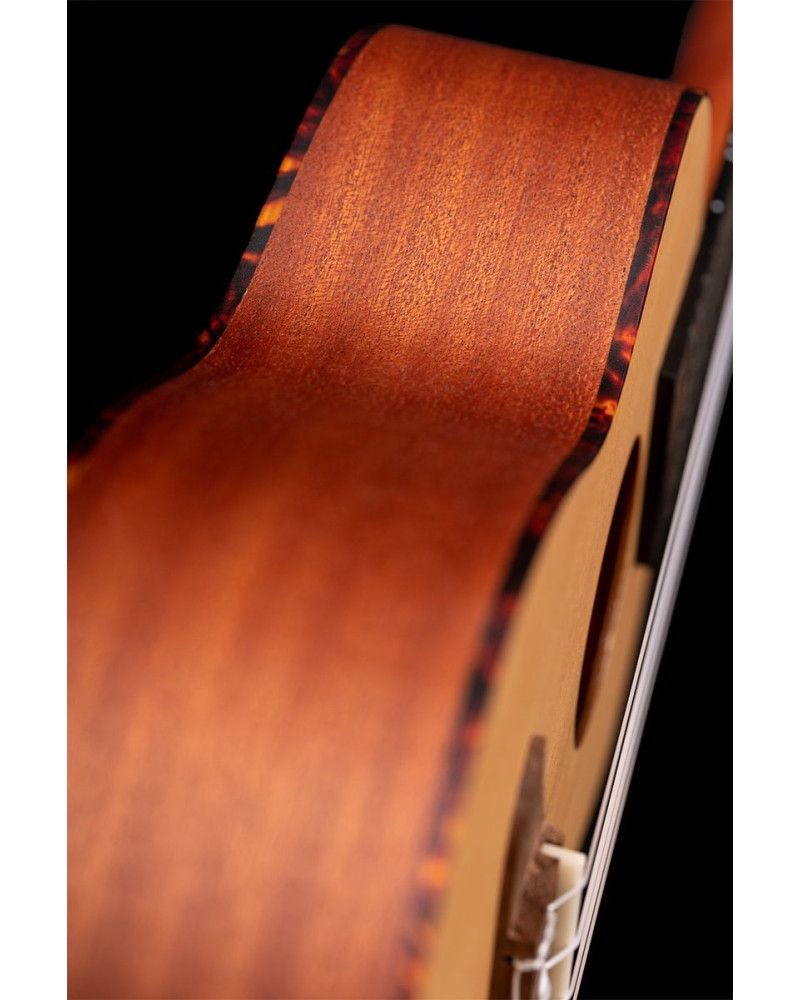 Ortega RU5 Bonfire Series Concert Ukulele 4 String - Spruce/Sapele Natural