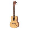 Ortega RU5 Bonfire Series Concert Ukulele 4 String - Spruce/Sapele Natural