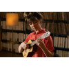 Ortega RU5 Bonfire Series Concert Ukulele 4 String - Spruce/Sapele Natural
