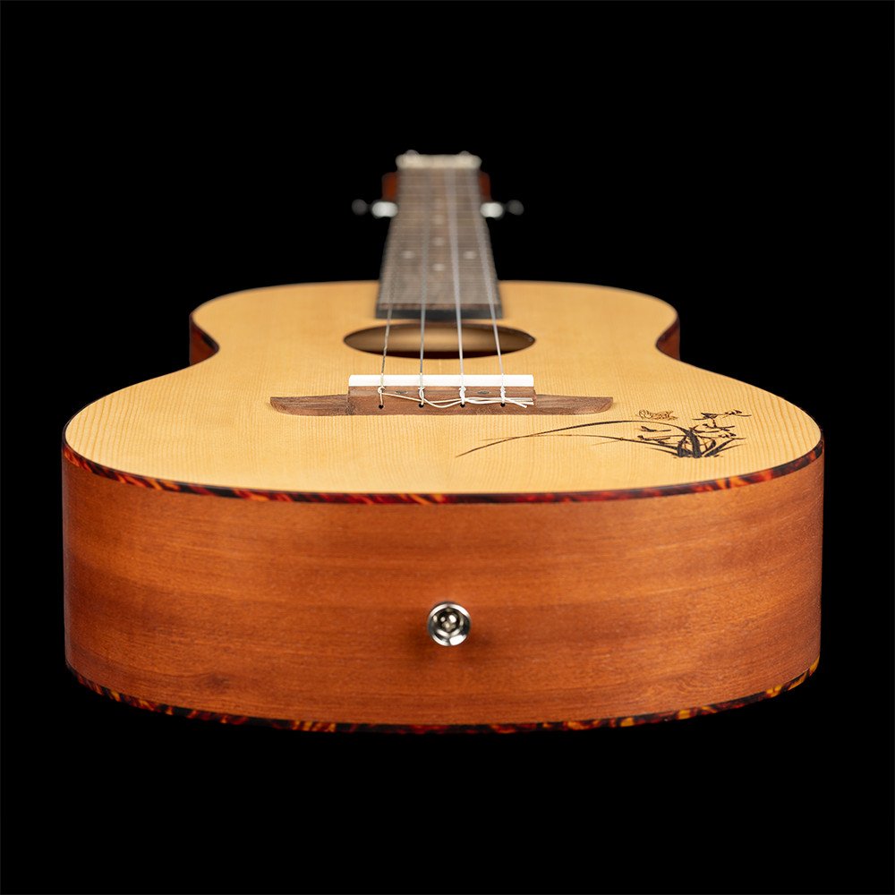 Ortega RU5-BA Bonfire Series Baritone Ukulele 4 String - Spruce/Sapele Natural