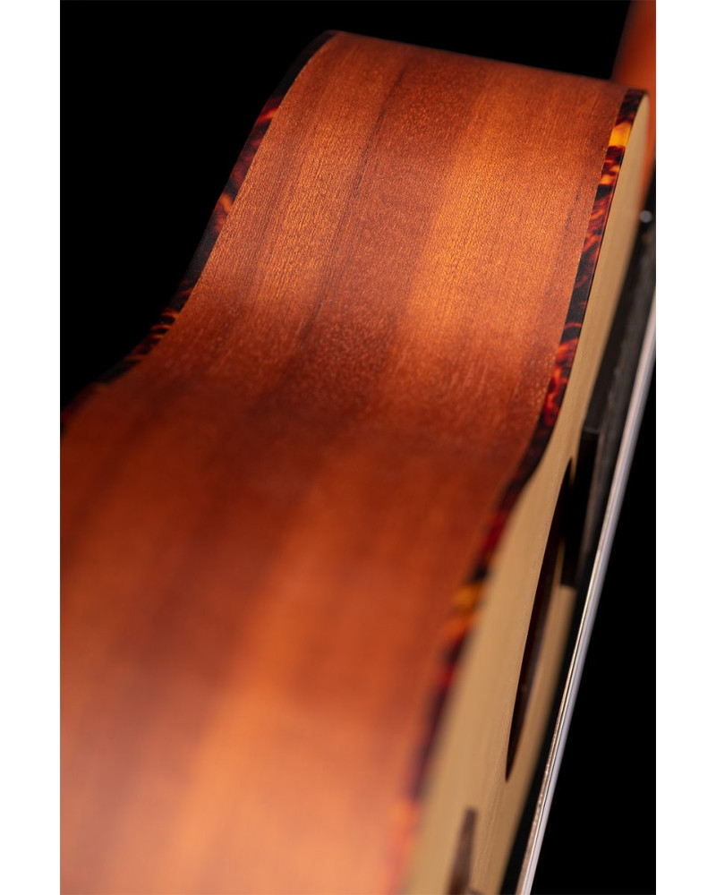 Ortega RU5-BA Bonfire Series Baritone Ukulele 4 String - Spruce/Sapele Natural