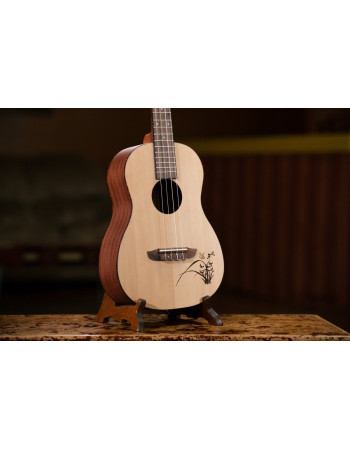 Ortega RU5-BA Bonfire Series Baritone Ukulele 4 String - Spruce/Sapele Natural