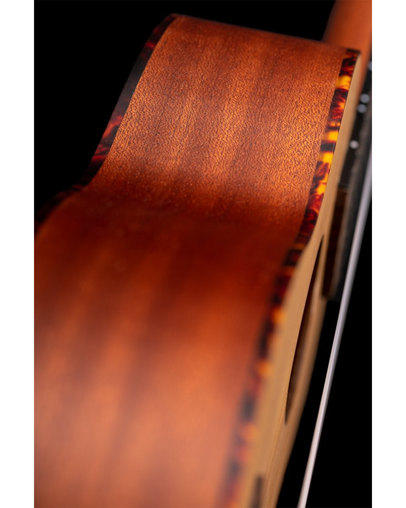 Ortega RU5-SO Bonfire Series Soprano Ukulele 4 String - Spruce/Sapele Natural