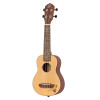 Ortega RU5-SO Bonfire Series Soprano Ukulele 4 String - Spruce/Sapele Natural