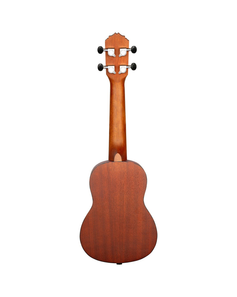 Ortega RU5-SO Bonfire Series Soprano Ukulele 4 String - Spruce/Sapele Natural