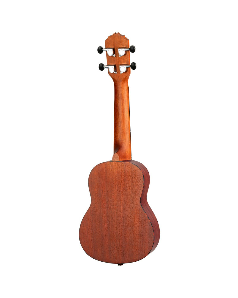 Ortega RU5-SO Bonfire Series Soprano Ukulele 4 String - Spruce/Sapele Natural