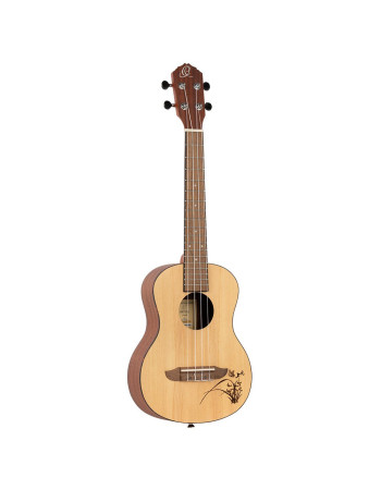 Ortega RU5-TE Bonfire Series Tenor Ukulele 4 String - Spruce/Sapele Natural