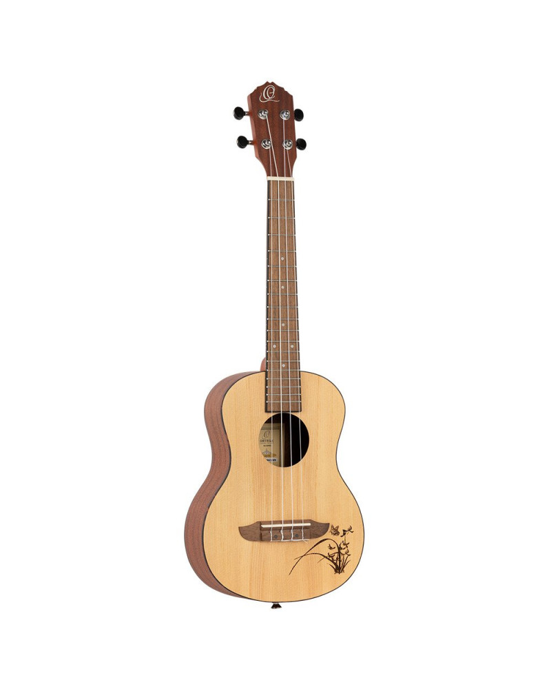 Ortega RU5-TE Bonfire Series Tenor Ukulele 4 String - Spruce/Sapele Natural