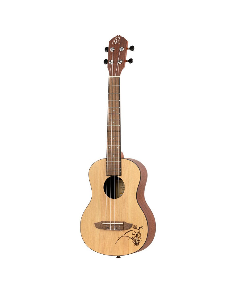 Ortega RU5-TE Bonfire Series Tenor Ukulele 4 String - Spruce/Sapele Natural