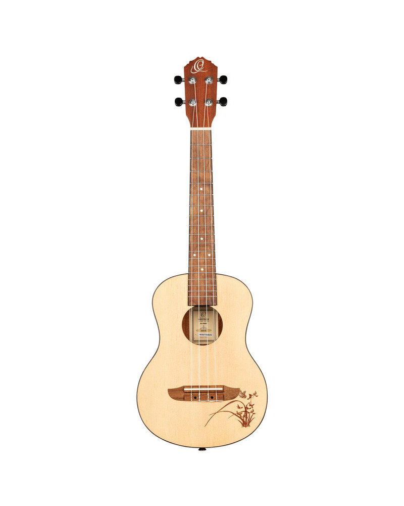 Ortega RU5-TE Bonfire Series Tenor Ukulele 4 String - Spruce/Sapele Natural
