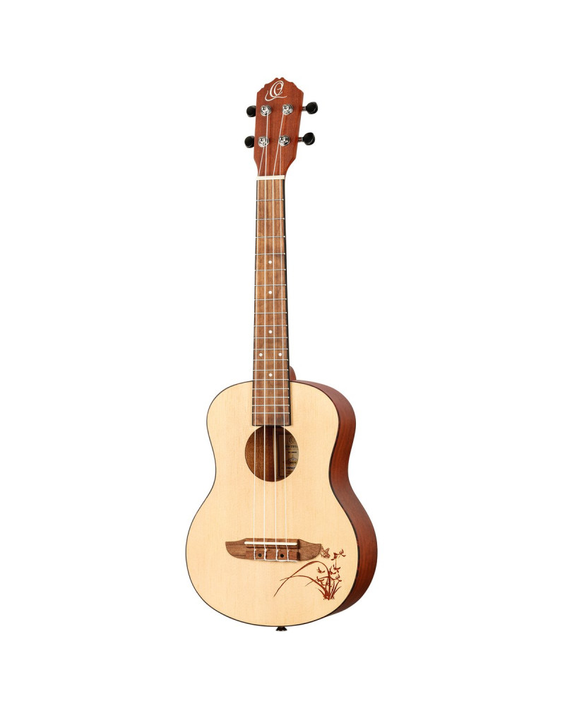 Ortega RU5-TE Bonfire Series Tenor Ukulele 4 String - Spruce/Sapele Natural
