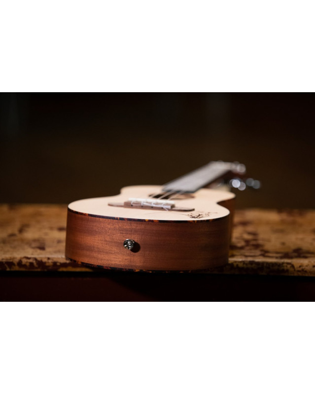 Ortega RU5-TE Bonfire Series Tenor Ukulele 4 String - Spruce/Sapele Natural