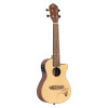 Ortega RU5CE Bonfire Series Preamp Concert Ukulele 4 String - Spruce/Sapele Natural