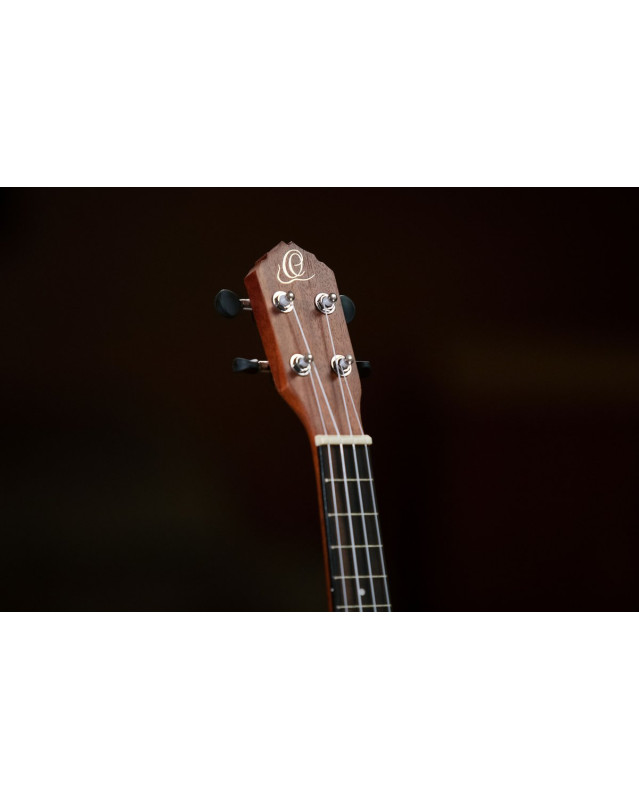 Ortega RU5CE Bonfire Series Preamp Concert Ukulele 4 String - Spruce/Sapele Natural